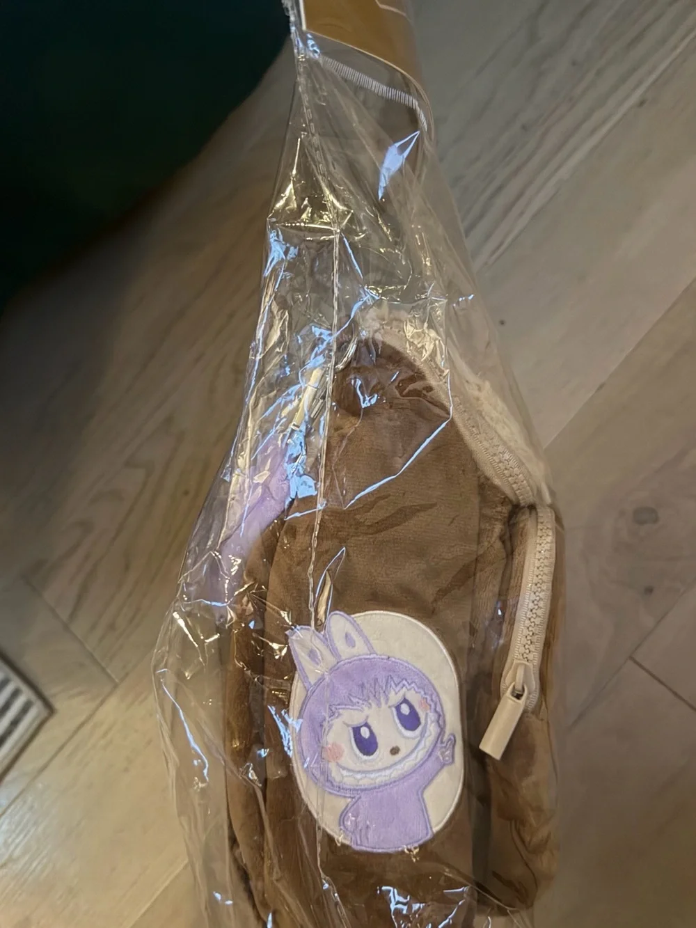 The Monsters Fuzzy Backpack [Pop Mart] - Brown & Cream